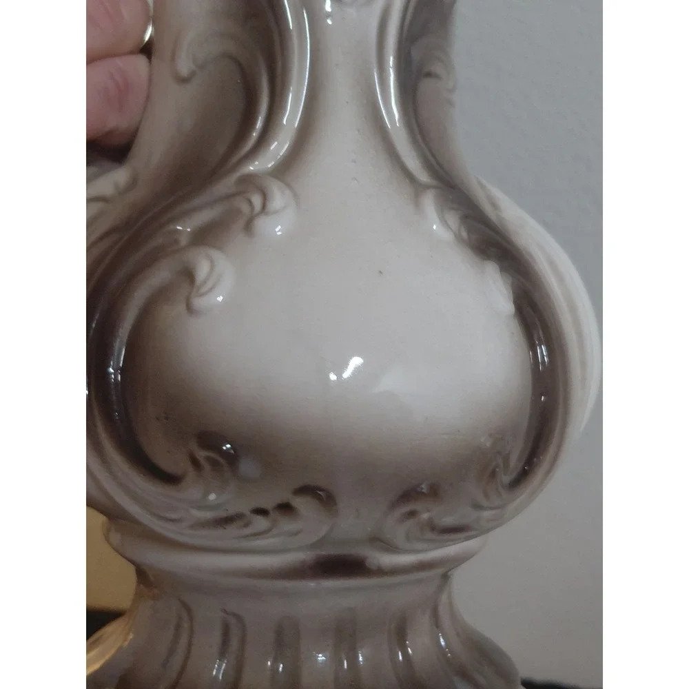 Vintage Capodimonte Italy Porcelain Pitcher Ewer Vase 14